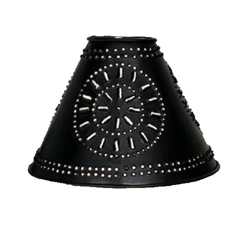 Black punched tin - tin, pinwheel